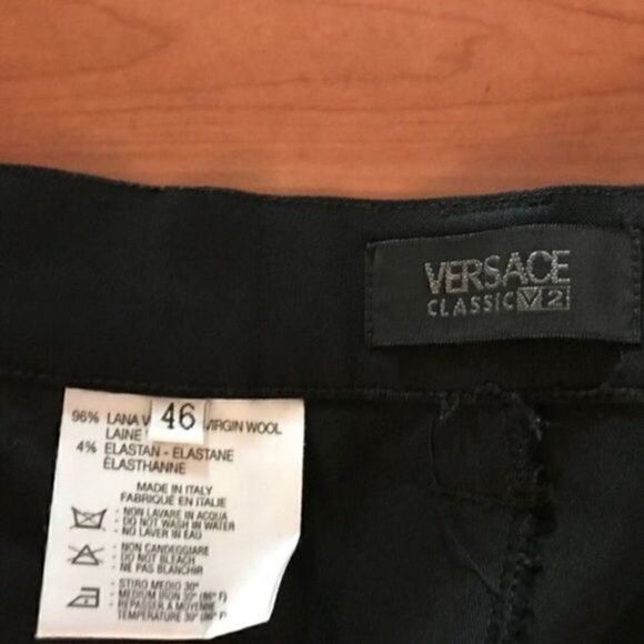 Versace Classic virgin wool pants. Made in Italy. - Picture 7 of 8